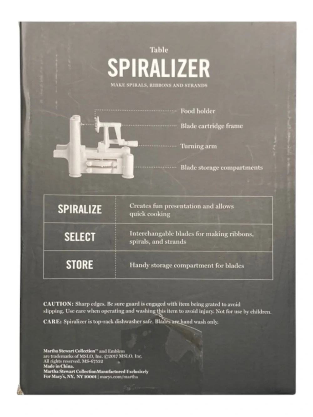 new Martha Stewart ☀︎︎ Veggie Table Spiralizer ☀︎︎ Raw Vegan Pasta Chef Tool ☀︎︎ - Picture 6 of 14